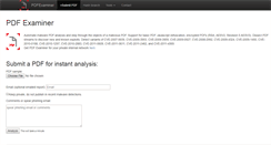 Desktop Screenshot of pdfexaminer.com